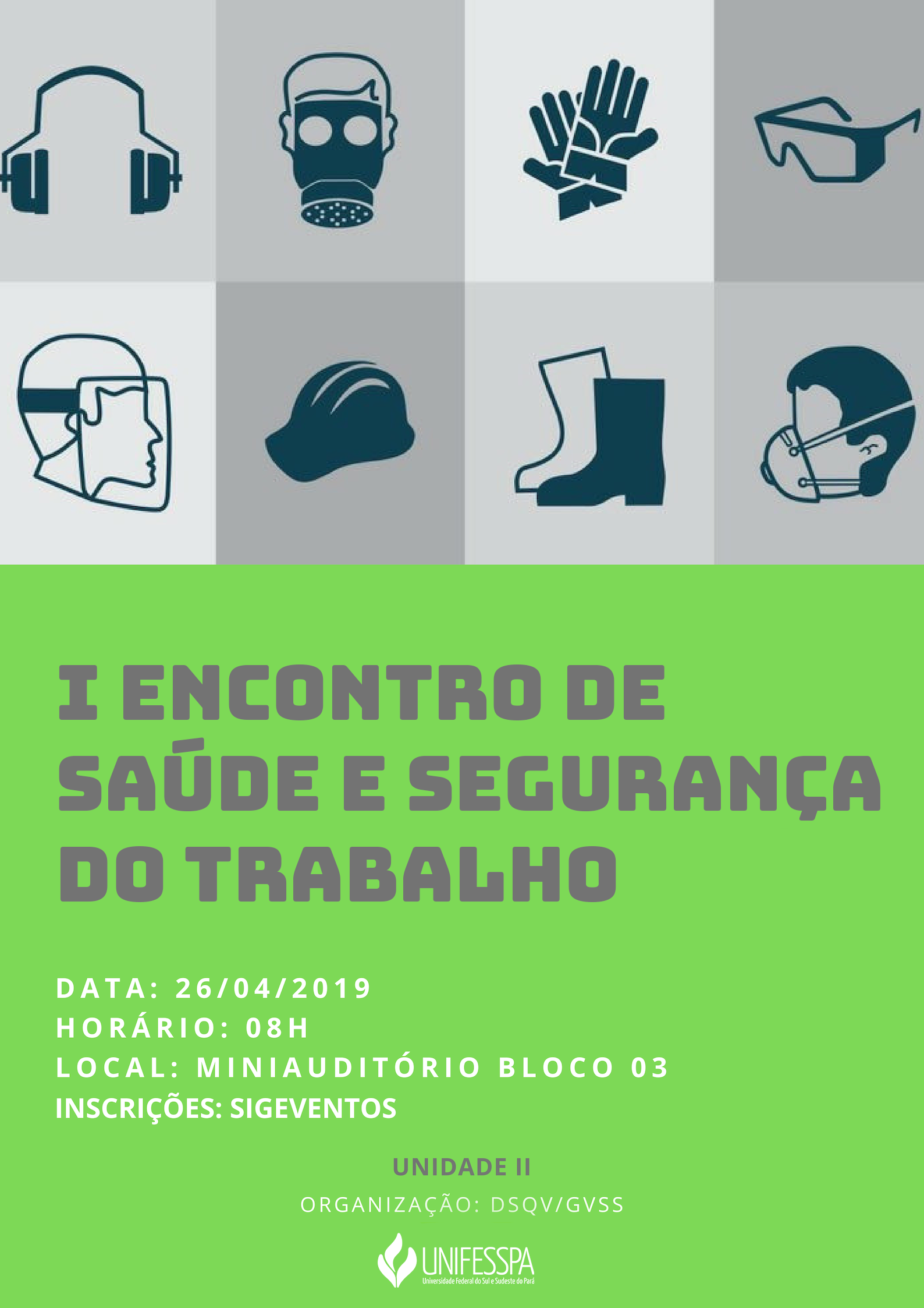 I ENCONTRO DE SAÚDE E SEGURANÇA DO TRABALHO 1