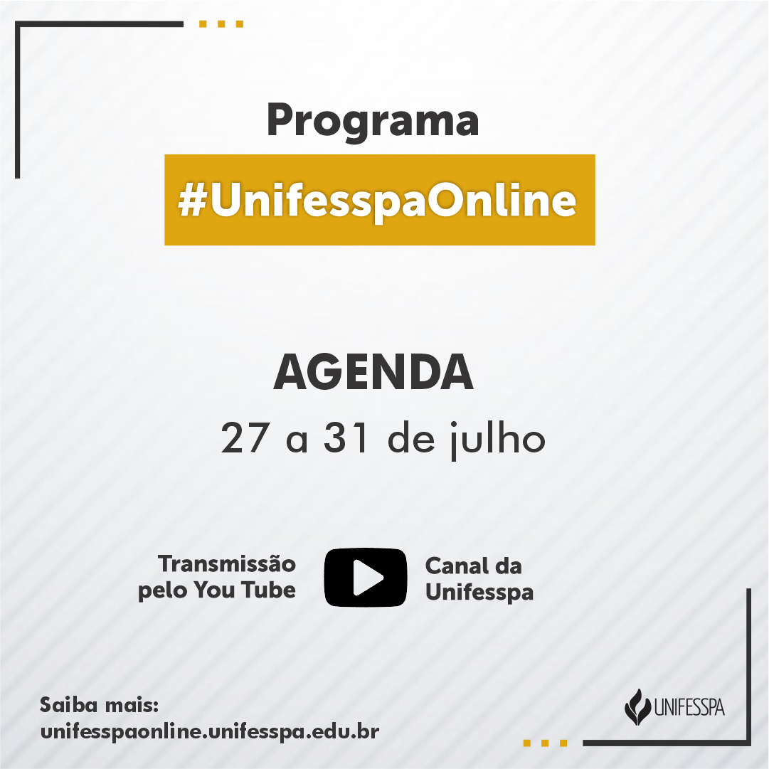 Agenda 27 a 31 de julho