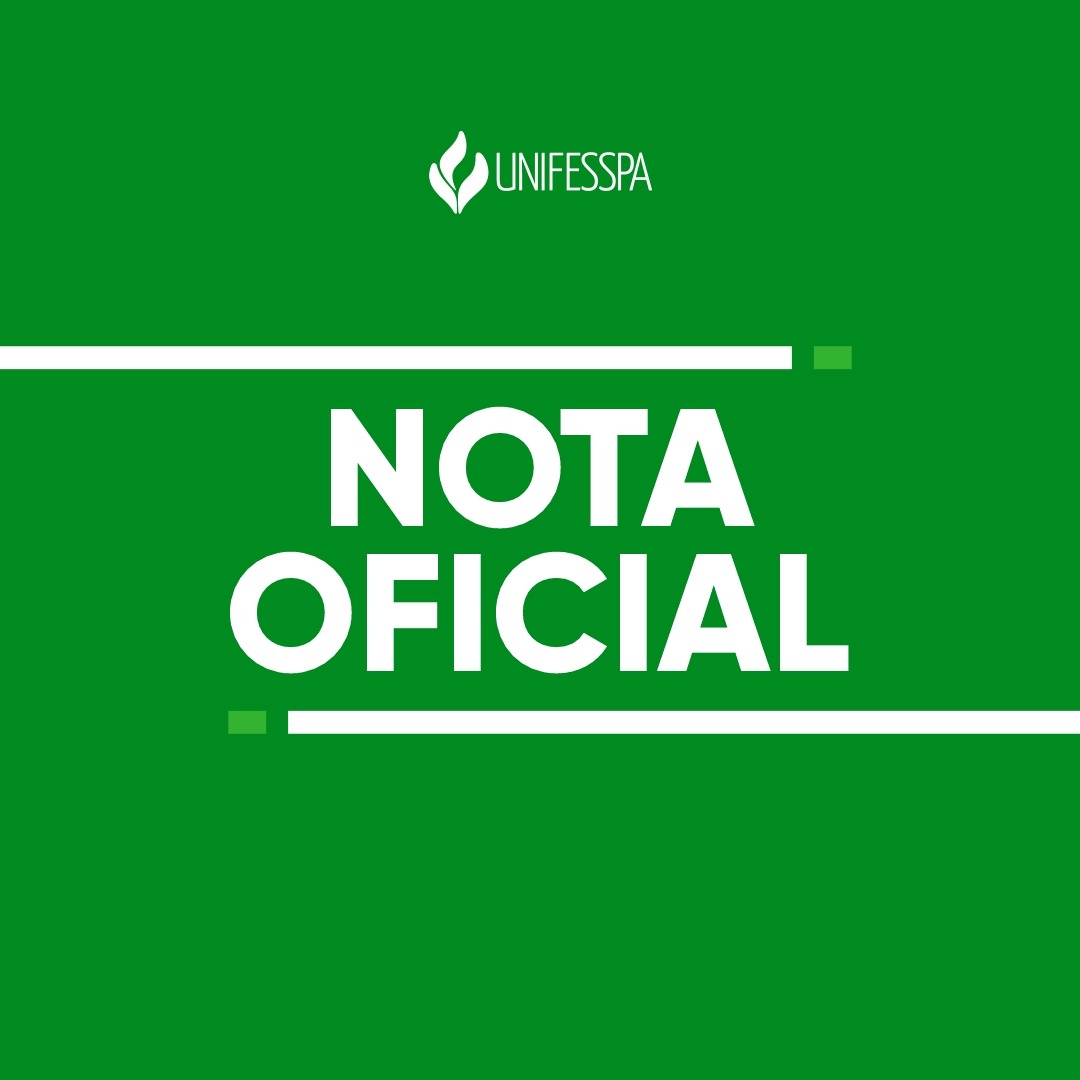 Nota oficial unifesspa