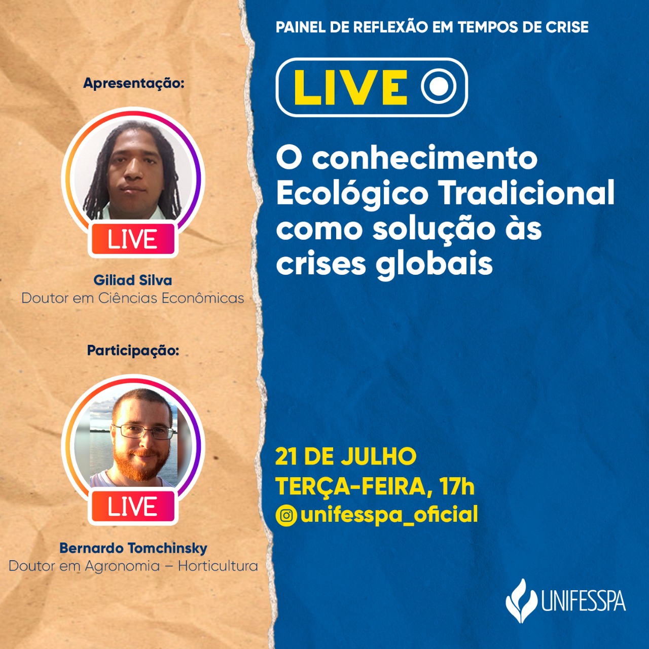 live painel conhecimento tradicional