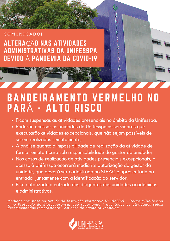 Atividades administrativas Bandeira vermelha site