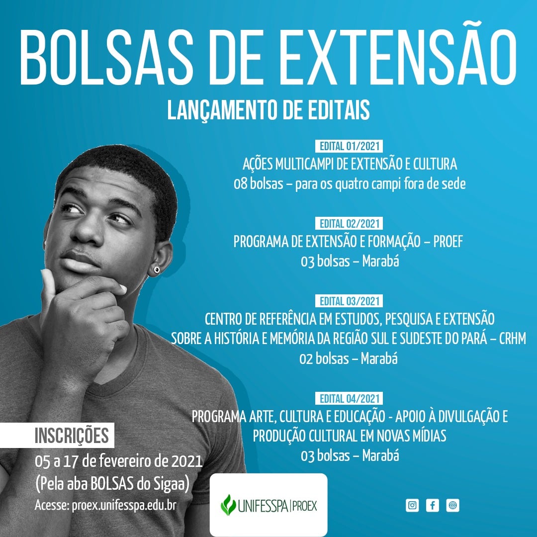 bolsas extensão