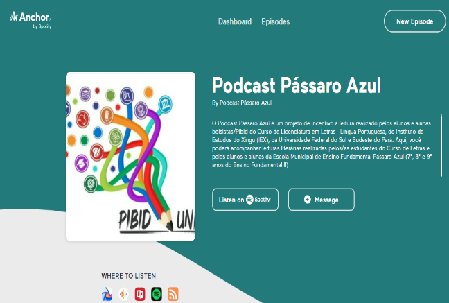 podcast passaro azul