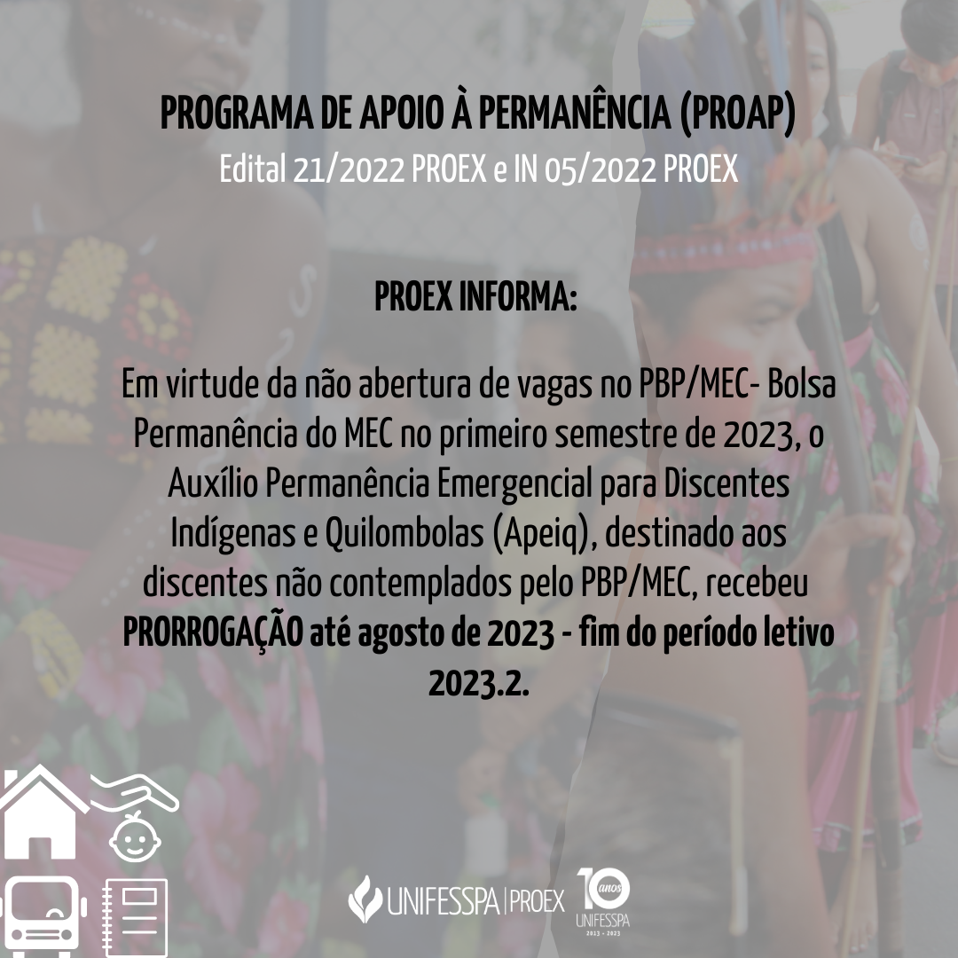 informe proex proap