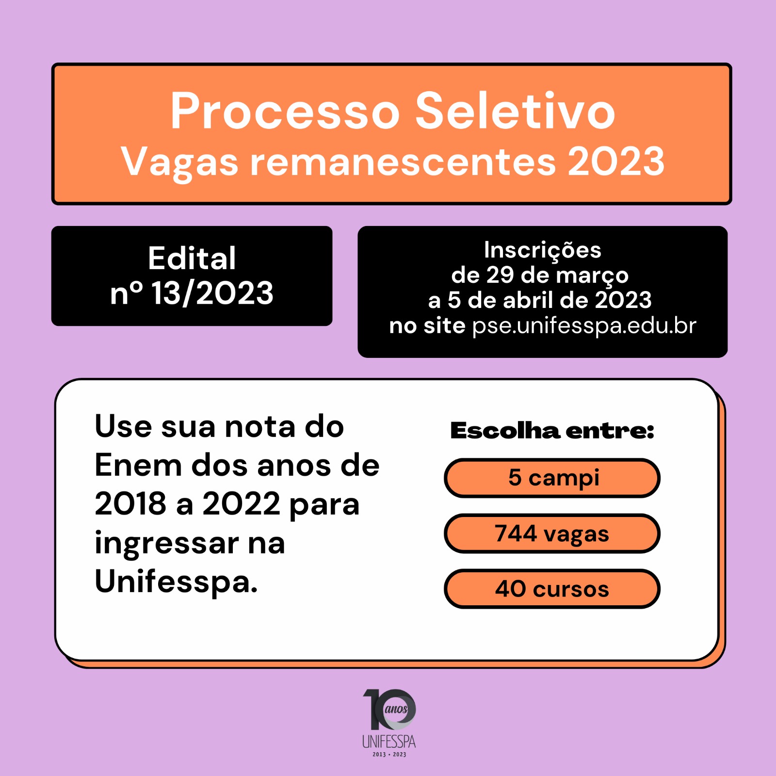 vagas remanescentes sisu