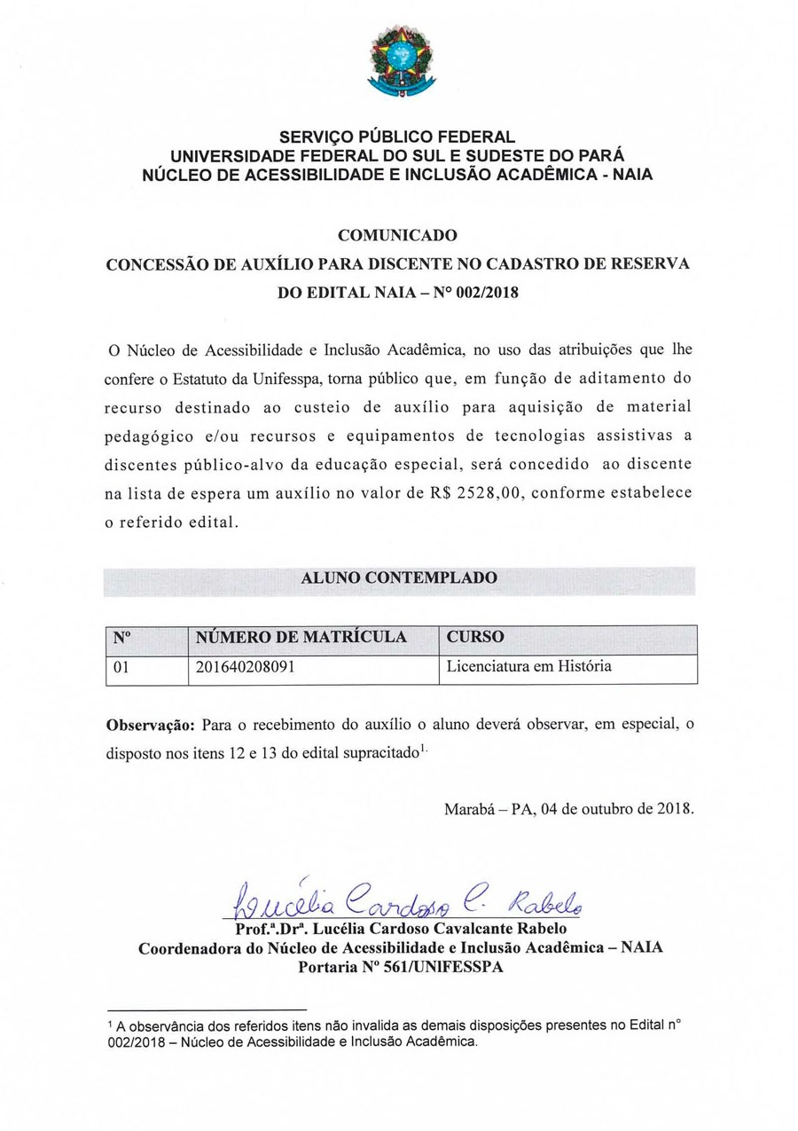 p01Comunicado Concessão de auxilio