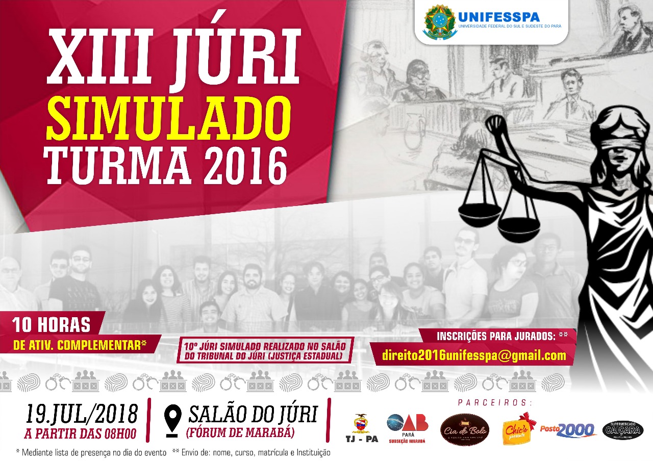 JÚRI SIMULADO TURMA 2016