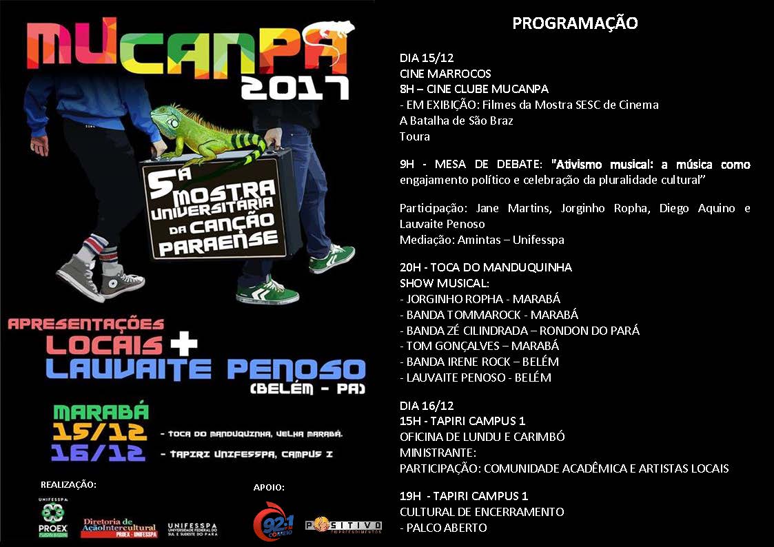 PROGRAMAÇÃO mucanpa